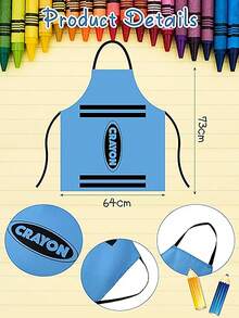2PCS Colorful Apron And Funny Dwarf Conical Hat Set Are Suitable For Adult Costume Parties, Halloween, Christmas, And Carnival Role-Playing (For Both Men And Women)