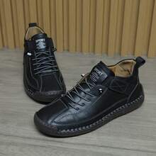 Męskie ręcznie robione buty codzienne, płaskie buty do chodzenia i uprawiania sportu