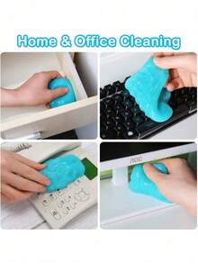 1 قطعة/مجموعة جل تنظيف السيارة، منظف غبار الداخلية للسيارة، سهل التنظيف للفتحات والمفاتيح وما إلى ذلك، ملحق تنظيف السيارة المثالي، هدية للرجال (ألوان عشوائية)