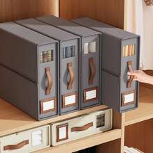 Ordnungsboxen, faltbarer Schrank-Organizer, 4-teiliges Set, Bettlaken-Organizer, Bettlaken-Aufbewahrungsbox, Aufbewahrungstaschen, 38 x 32 x 11,5 cm