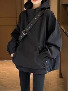 Women Trench Coats - Black - View 1