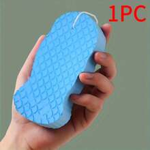 1 قطعة/4 قطع إسفنجة استحمام مقشرة الوجه - مقشرة سمكة ثقيلة الوزن، تنظيف الجسم وإزالة الجلد الميت، إسفنجة استحمام سريعة التجفيف، أبيض ناعم، رمادي، أزرق، وردي، لاستخدام الحمام والسبا والصالون - مقشر، سطح مزخرف، إسفنجة مقشرة متينة