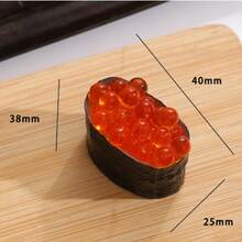 Süße Sushi Kühlschrankmagnet Japanisches Essen Magnete für Kühlschrank Whiteboard, Fake Sushi Lebensmittel Spielzeug für Puppenhaus Kuchen Küchendekoration Geschenke