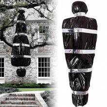 NetHong Halloween Decorations Dead Victim Props,Scary Fake Corpse In Bag Outdoor Decor - Black - View 7