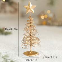 1 szt. Żelazna pięcioramienna gwiazda, dekoracja na domowe przyjęcie, miniaturowa ozdoba świąteczna w stylu nordyckim, kompozycja na stół, dodatek na choinkę