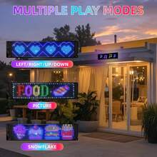 شاشة عرض ليد ناعمة، شاشة ليد قابلة للبرمجة كضوء ليلي، قابلة للتحكم بالتطبيق، رسوم متحركة لنمط نص DIY، يمكن تركيبها على الحائط أو استخدامها على المكتب، مثالية لديكور المنزل، إنشاء الفن، غرفة الألعاب، البار، الدراجة، الإعلان، الفندق، هدايا عيد الميلاد