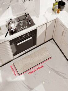 [HOT!!!] 1 tấm thảm sàn nhà bếp bằng gel silica, họa tiết tuyến tính tối giản, phong cách sang trọng, thảm nhà bếp chống mỏi có đệm, độ dày khoảng 3mm, thấm nước, thích hợp cho nhà bếp, phòng tắm, lối vào, phòng giặt ủi - Nhiều màu - Xem 17