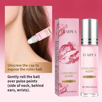 0.34FL.OZ Women's Perfume, Floral Fragrance, Alcohol-Free Formula, Fresh & Elegant, Long-Lasting Scent, Suitable For Date/Party/Valentine's Day/Birthday Gift, Travel-Friendly, Everyday Use