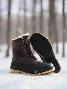 Men's Waterproof Windproof Warm Slip Resistant Winter Snow Boots - Nhiều màu - Xem 2