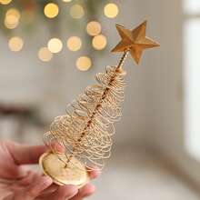 1 szt. Żelazna pięcioramienna gwiazda, dekoracja na domowe przyjęcie, miniaturowa ozdoba świąteczna w stylu nordyckim, kompozycja na stół, dodatek na choinkę