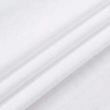 2 Paquetes de Mantel Rectangular de Lino Sintético - Mantel Lavable Resistente a Arrugas y Manchas para Cocina, Comedor, Fiesta y Cena, Blanco, 60 X 84 Pulgadas - Paquete blanco de 60 x 842 - Ver 4