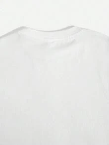 El Jeffe Flor Sugar Skull Dia De Los Muertos Camiseta - Blanco - Ver 3