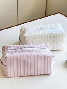 1PC Storage Bag Makeup Travel Bag Make Up Brush Bag Toiletry Bag Transparent Makeup Bag Made Of PVC Material, Hand-Held Toiletry Bag, Cosmetic Storage Bag, Beach Bag, Essential For Traveling, Makeup Bags, Cosmetic Bag, Makeup Organiser, Travel, Makeup Pouch, Bag, Vanity, Make Up Pouch, Travel Essentials, Pouch Bag, Make Up Bags, Travel Essential, Vanity Accessories, Small Makeup Bag, Cosmetic Bag, Travel Essential, Large Capacity, Large Makeup Bag,Christmas Gifts,Pouch,Travel,Gifts For Women,Women's Necessaire,Travel Essential,Pouch,Clutch / Small Handbag,Necessaire,Makeup Organizer,Makeup Organize,Pouch,Brush Holder,Mini Pouch,Large Capacity Pouch