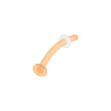 1件装 玻璃肤色鼻钉 直型/弯型 肤色鼻骨环固定器 耳环 身体穿刺饰品 - 膚色 - 查看 19
