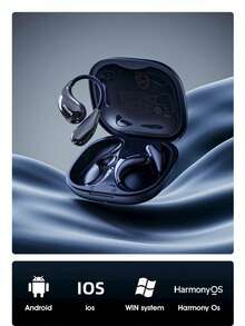 Philips 2025 New Wireless Bluetooth Earbuds, Over-ear Hook Style, Open-ear Earbud-free Design, Sports-ready, High Sound Quality, Long Battery Life, Noise Cancellation, Model TAT2769 - 黑色 - 查看 10