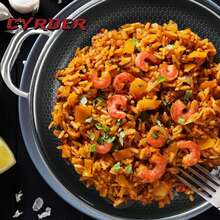 高品质不锈钢炒锅，带玻璃盖不粘锅，平底锅，三层不锈钢，304 不锈钢