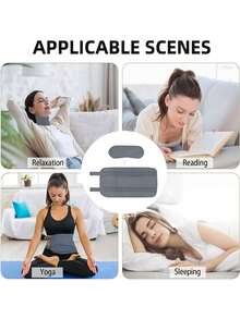 Castor Oil Compress Set, Reusable Castor Oil Compress Pack (For Neck And Waist), Adjustable Castor Oil Compress Pad - Dark Grey - View 5
