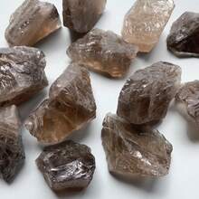 Raw Smoky Crystal Quartz, Crystal Rough Stone | Bulk Raw Crystal, Grounding Crystal, Genuine Crystal, Tea Crystal, Wholesale Crystals - Brown - View 8
