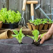 1 Roll Heavy Duty Black Barrier Fabric, 60cm*1000cm - Durable PP Material, Suitable For Lawn Care, Garden Beds And Yard Control - Textured Surface Reinforced Control - Ideal For Flowers, Vegetables And Landscaping Projects, Agricultural Covering, Grid Pattern Fabric, Sturdy Garden Covering