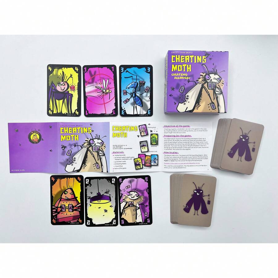 1 Caja Juego de Mesa Engañoso de Abeja, Juego Interactivo Familiar, Material de Papel - Juego de Relajación de Habilidades Sociales Adecuado para Feriados y Vacaciones | Juego de Mesa Interactivo de Tarjetas, Juego de Grupo, Juego de Mesa de Ocio de Vacaciones