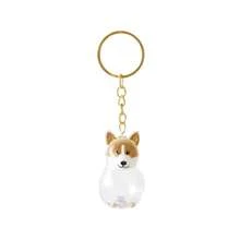 Transparent Pet Hair Storage Pendant, Golden Retriever, Corgi, Samoyed, Labrador Memorial Keychain, Dog Fur Collection Preservation Box, Heartwarming Creative Memorial Hanging Decoration Christmas Gift Ideas Bag Accessories Lanyards With Id Holder Car Accessories Bag Charms