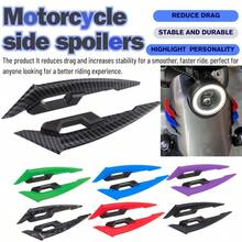 Một cặp phụ kiện xe máy cánh gió bên, trang trí thân xe cánh gió khí động học, trang trí mũ bảo hiểm xe máy, bộ phận cản gió thân xe, phụ kiện bên ngoài, chất liệu ABS, phù hợp với nhiều mẫu xe máy khác nhau - A - Xem 9