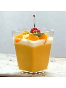 60/120/150ml Mini Plastic Dessert Cup, Ice Cream Cup, Small Transparent Banana Pudding Cup, Used As A Tasting Bowl For Appetizers, Birthdays, Weddings, And Parties - Transparent Multiple Pieces - View 11