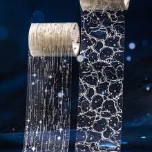 1卷2米复古纹理和纸胶带，创意美学贴纸，DIY装饰拼贴工艺用品，节日礼物，个性化剪贴簿学校文具剪贴簿用品趣味贴纸笔记本电脑贴纸Kindle手机贴纸 - 彩色 - 查看 6