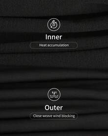 3 PCS Long Sleeve Thermal Shirts For Women Tops Long Johns Lightweight Winter Clothes Warm Base Layer - Đen Đen Đen - Xem 4