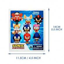 Sega Officially Licensed 3D Anime Character Series - 1pc Mystery Bulk Bag Clip Keychain Random One  And Tails Or Other Characters For Mom And Friend Anniversary Christmas Halloween Gifts - Multicolor - View 4