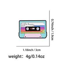 1pc Cartoon Slogan Enamel Lapel Pin - Cute Badge For Backpacks And Clothes Jewelry Costume Accessories Bag Charms Office Accessories