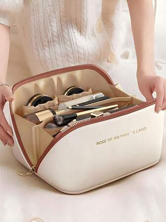 1 Peça Bolsa de Viagem para Cosméticos de Grande Capacidade, Kit de Artigos de Toalete Multifuncional, Organizador Portátil de Bolsas para Mulheres