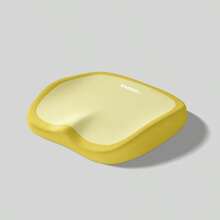 1件套人体工学腰部支撑垫，适用于办公椅，记忆海绵靠背和坐垫，柔软涤纶面料，舒适减压设计，适合家庭和办公室使用，可手洗，黑色和灰色可选。椅垫、坐垫、办公用品、椅子靠垫、游戏椅、办公桌配件