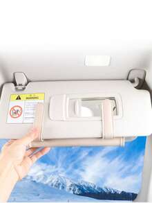 1pc Car Tissue Box, Sun Visor Backseat Hanging Leather Tissue Holder, Creative Car Interior Accessory (Tissue Not Included)