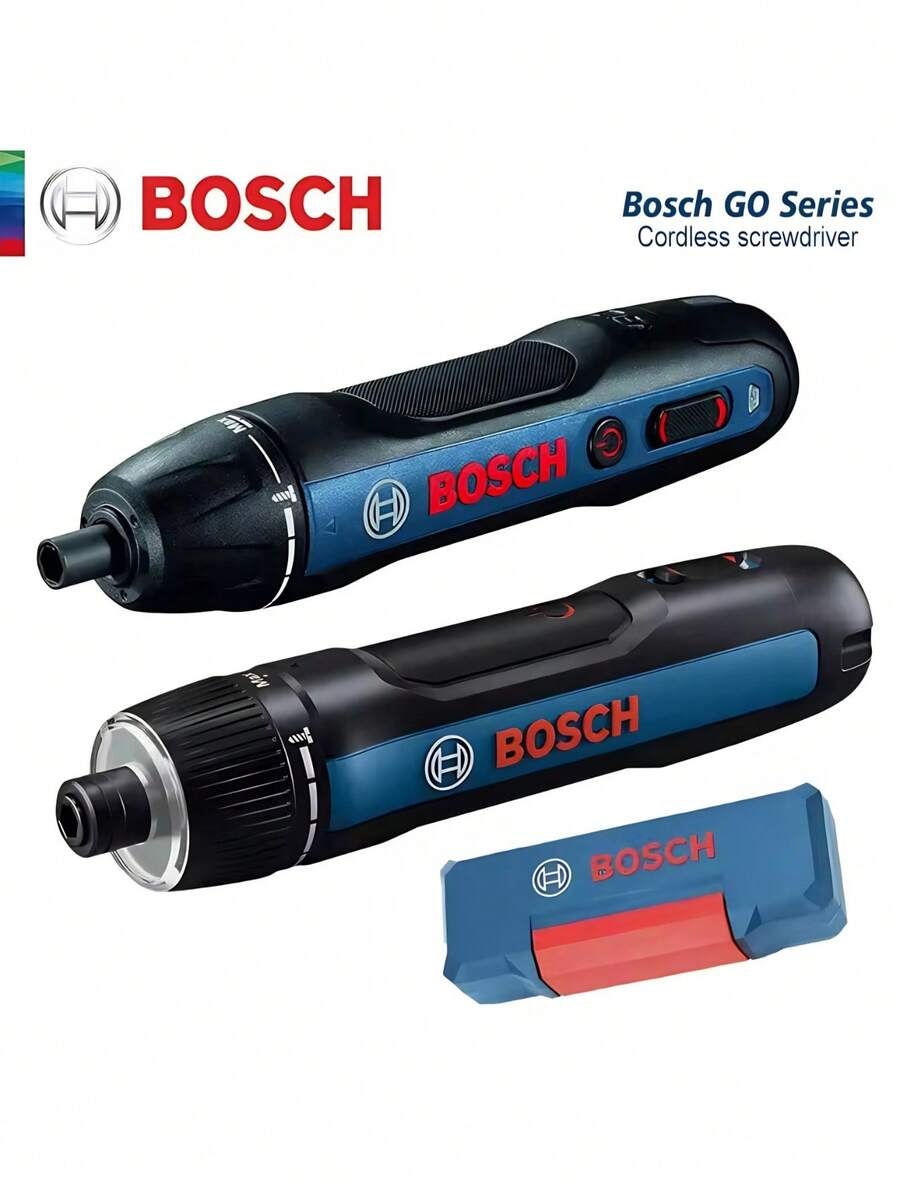 bosch 博世 GO 3 /GO2 无绳螺丝刀 3.6V 充电式电动螺丝刀 多功能钻头 维修电动工具套装 GO 2 - 彩色 - 查看 1
