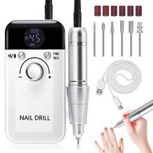 45000 RPM Professional Nail Polisher Electric Nail Drill For Nail Art With Portable Dead Skin Removal Tool
