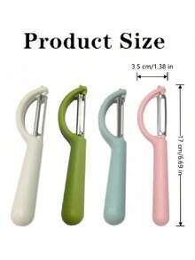 1 pièce Épluche-légumes en acier inoxydable, épluche-fruits et légumes multifonction, lame en acier inoxydable tranchante, manche confortable, petit ustensile de cuisine