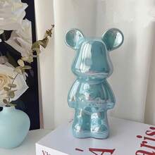 1pc High-End Aggressive Bear Figurine, Home Office Living Room Cabinet TV Stand Foyer Decor Piggy Bank - Multicolor - View 7