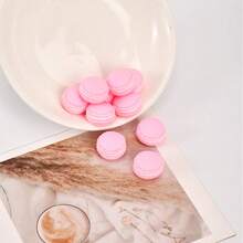 10/20/30pcs Random Mini Macaron Set - 3D Resin Handcraft, Suitable For Scrapbooking, DIY Decoration And Mobile Phone Accessories - Multicolor - View 10