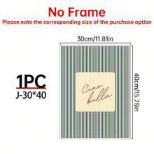 1pc Ciao Bella Poster Decoration, Wall Art, Girly Room Decor, Cute Wall Art, Pink Retro Poster, Wall Decoration Poster, Wall Canvas Decoration, Ideal Gift For Bedroom Living Room