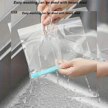 20 szt. wytrzymałych toreb do mrożenia | Bardzo duże torby do przechowywania żywności z zamknięciem strunowym, 31,5 x 26,5 cm | Grube plastikowe torby wielokrotnego użytku do przechowywania mrożonek, przygotowywania posiłków i organizacji lodówki | - Wielokolorowe - Zobacz 6