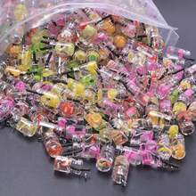 10pcs/20pcs/30pcs/50pcs Liontin Hiasan Minuman Lucu & Modis Aneka Warna, Cocok untuk Dekorasi Tas, Pembuatan Perhiasan DIY, Kalung, Gelang, Anting-anting - Campuran Multiwarna - View 20