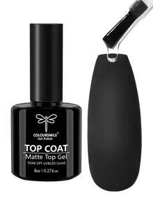 Matte Finish Nail Polish, Matte Effect Nail Lacquer, Suitable For Home Manicure And Salon DIY - Clear - View 6