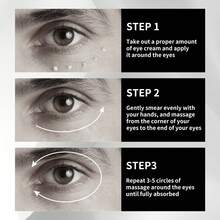 EELHOE 3pcs Men's Eye Cream: Gentle Nourishing And Moisturizing Eye Cream For Hydrating The Skin Around The Eyes - White - View 4