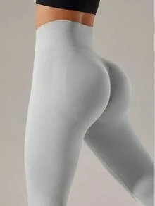 3pcs Women's Seamless High-Waisted Butt-Lifting & Tummy-Control Black Solid Color Leggings,Warm, Breathable & Stretchy Winter Fabric Gym,Outdoor Leggings Ideal For Workout & Running,Christmas Essential Outfits.