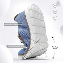 Mens Casual Loafers Shoes Slip On Fashion Walking Dress Sneakers Business Oxfords Work Lightweight Soft Sole Zapatos-20256688 - 淺藍色 - 查看 9