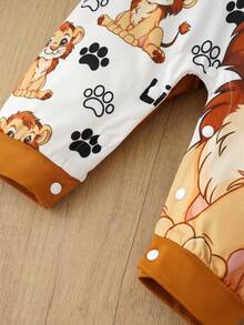 卡通狮子婴儿连体衣套装，婴儿服装，春/秋/冬