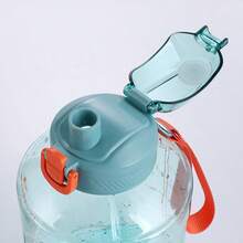 New Large Capacity Rope Handle Gallon Jug Water Bottle, Unisex Sports Bottle, Heat Resistant, Summer Fitness Gallon Jug Direct Drinking Cup - Purple - View 6