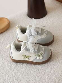 1 Paio di Scarpe Morbide Antiscivolo per Bambine Primavera/Estate, Scarpe per Neonati Stile Coreano Versatili