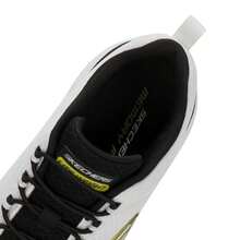 Skechers 男士轻便缓震跑步鞋、户外运动鞋、休闲运动鞋 - 白色/黑色 - 查看 8